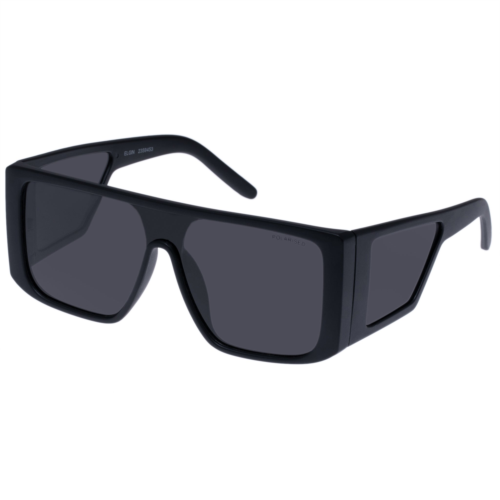 Granton Floating Sunglasses - Matte Black Neon Blue – Cancer Council Shop