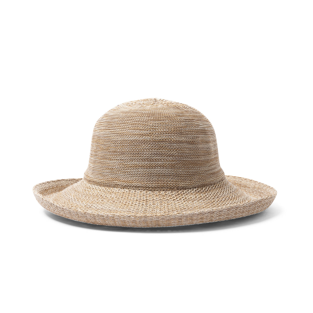 Cancer Council | Classic Breton Hat - Front | Mixed Camel | UPF50+ Protection