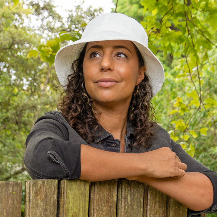 Tamzin Bucket Hat - White