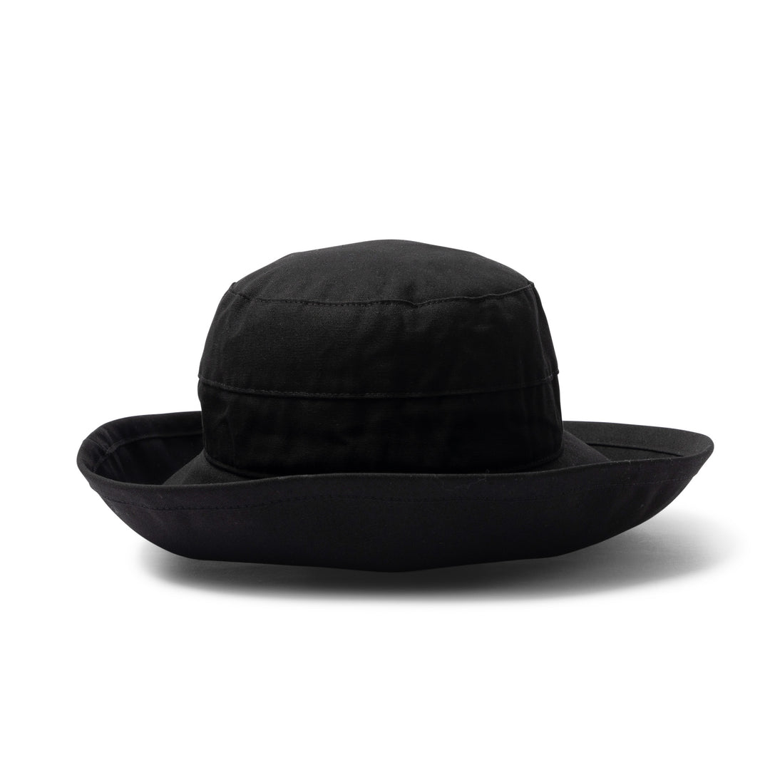 Cancer Council | Essential Traveller Hat - Brim Up | Black | UPF50+ Protection