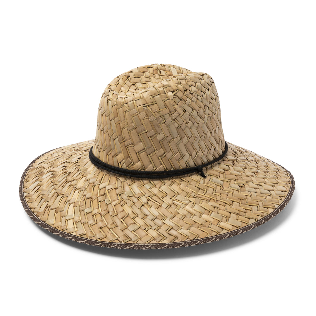 Cancer Council | Classic Straw Hat - Angle | Natural | UPF50+ Protection