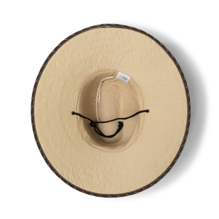 Cancer Council | Classic Straw Hat - Under Brim | Natural | UPF50+ Protection