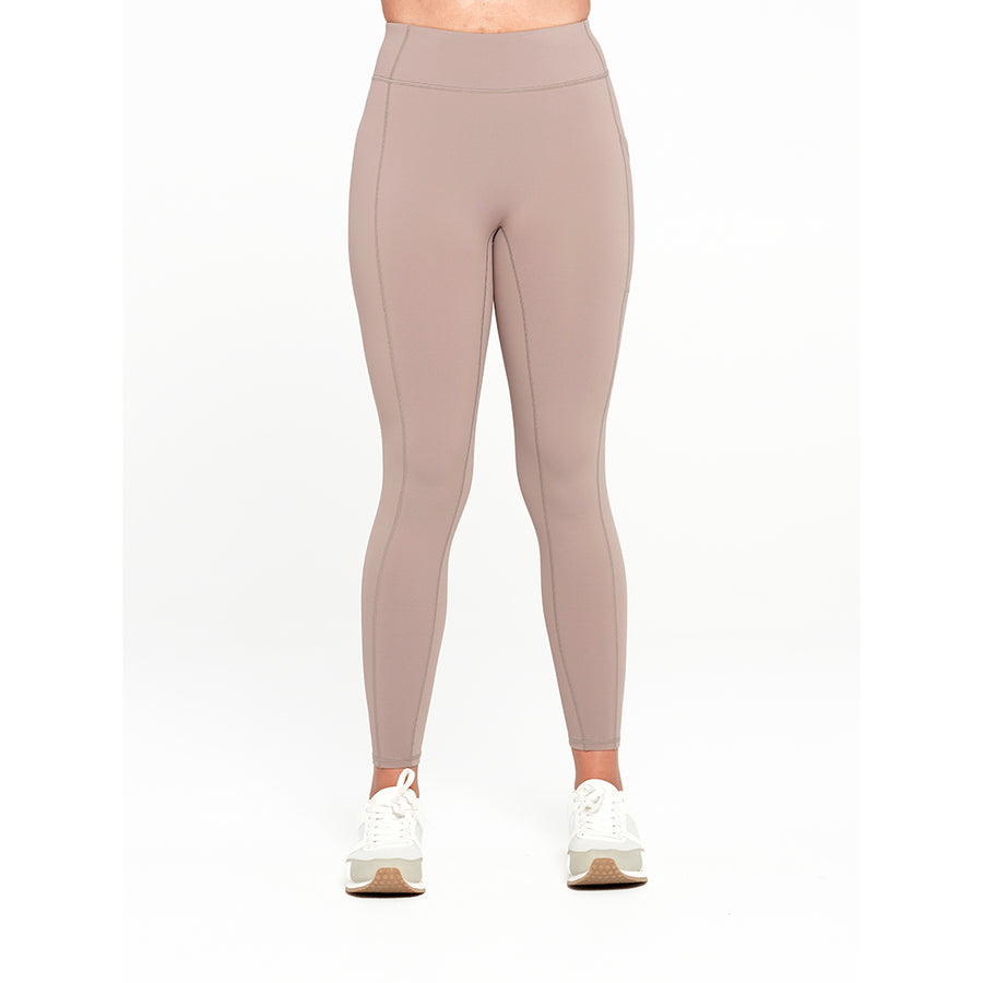 Cancer Council | Womens Base Legging - Front | Fallen Rock | UPF50+ Protection