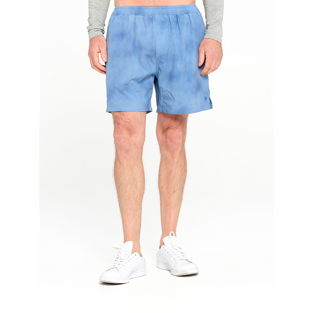 Cancer Council | Mens Active Shorts - Front | Blue | UPF50+ Protection