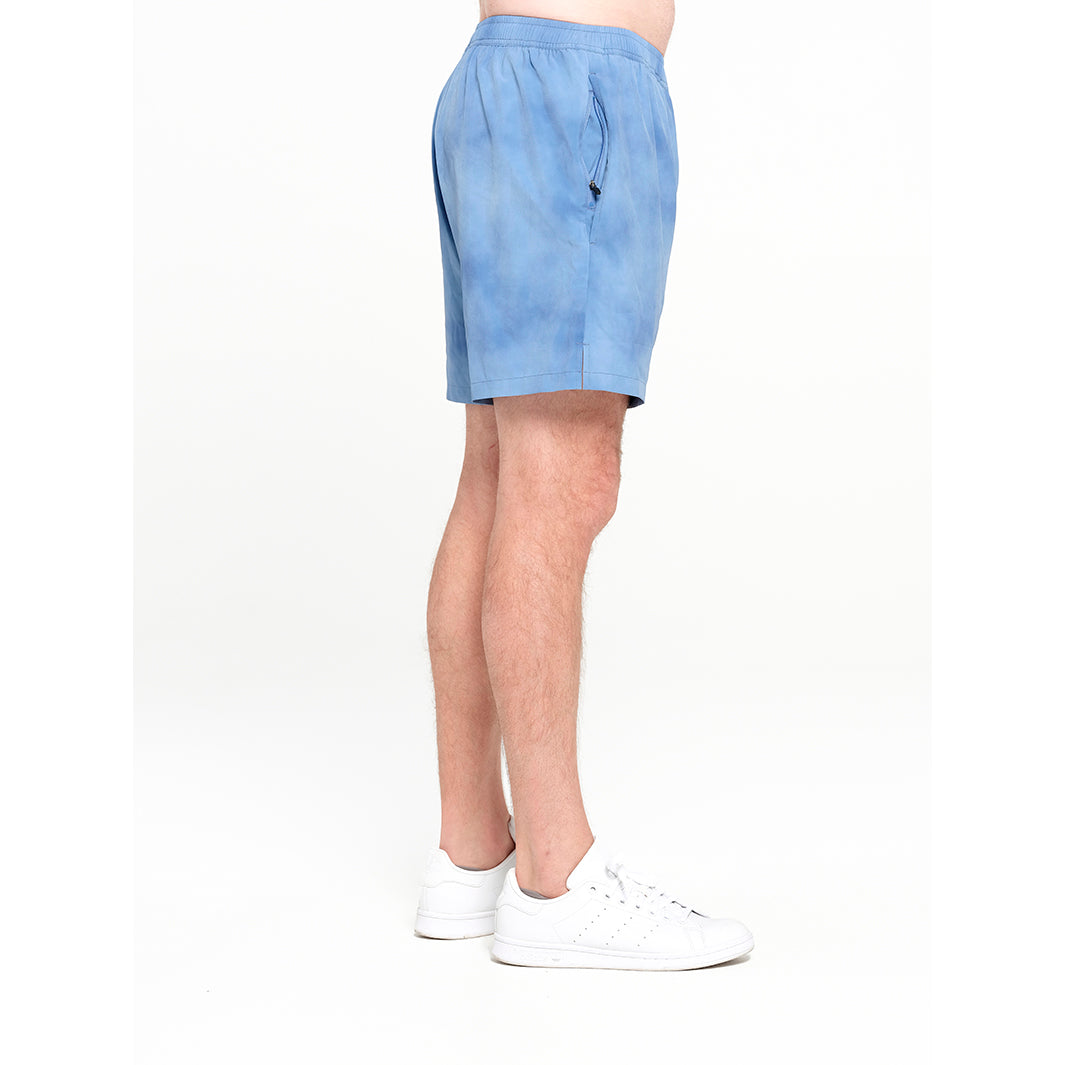 Cancer Council | Mens Active Shorts - Side | Blue | UPF50+ Protection