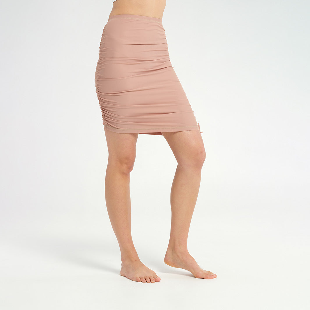 Cancer Council | Womens Swim Skirt - Full Angle | Almondine | UPF50+ Protection