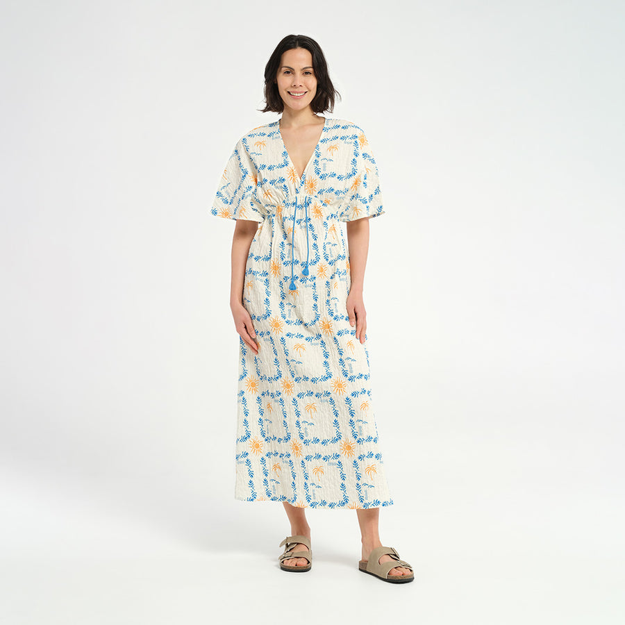 Cancer Council | Womens Gardenia Cover Up Dress - Front |