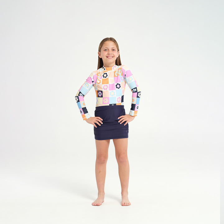 Kids Swim Skirt - Peacoat