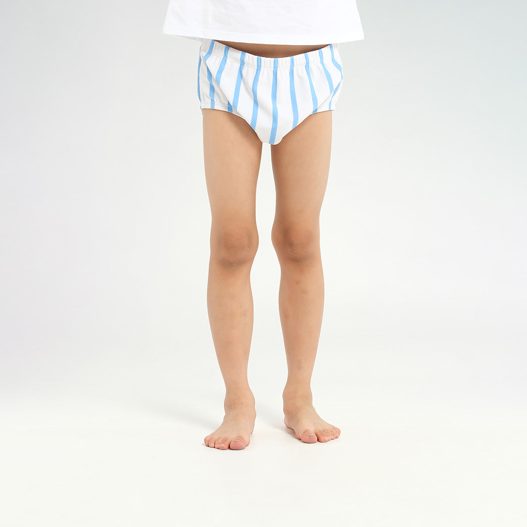 Cancer Council | 
Infant Swim Nappy - Stripe - Front |  UPF50+ Protection