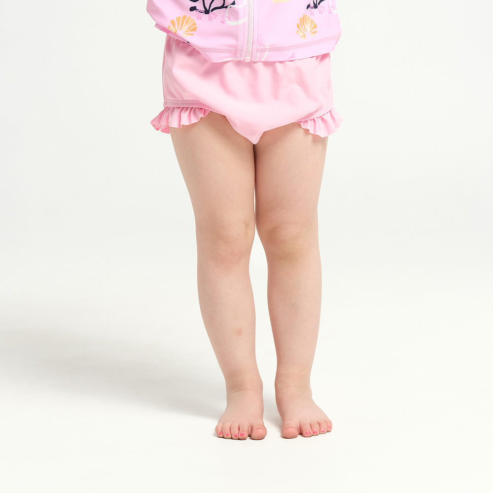 Cancer Council | 
Infant Swim Nappy - Sweet Lilac - Front 2 |  UPF50+ Protection