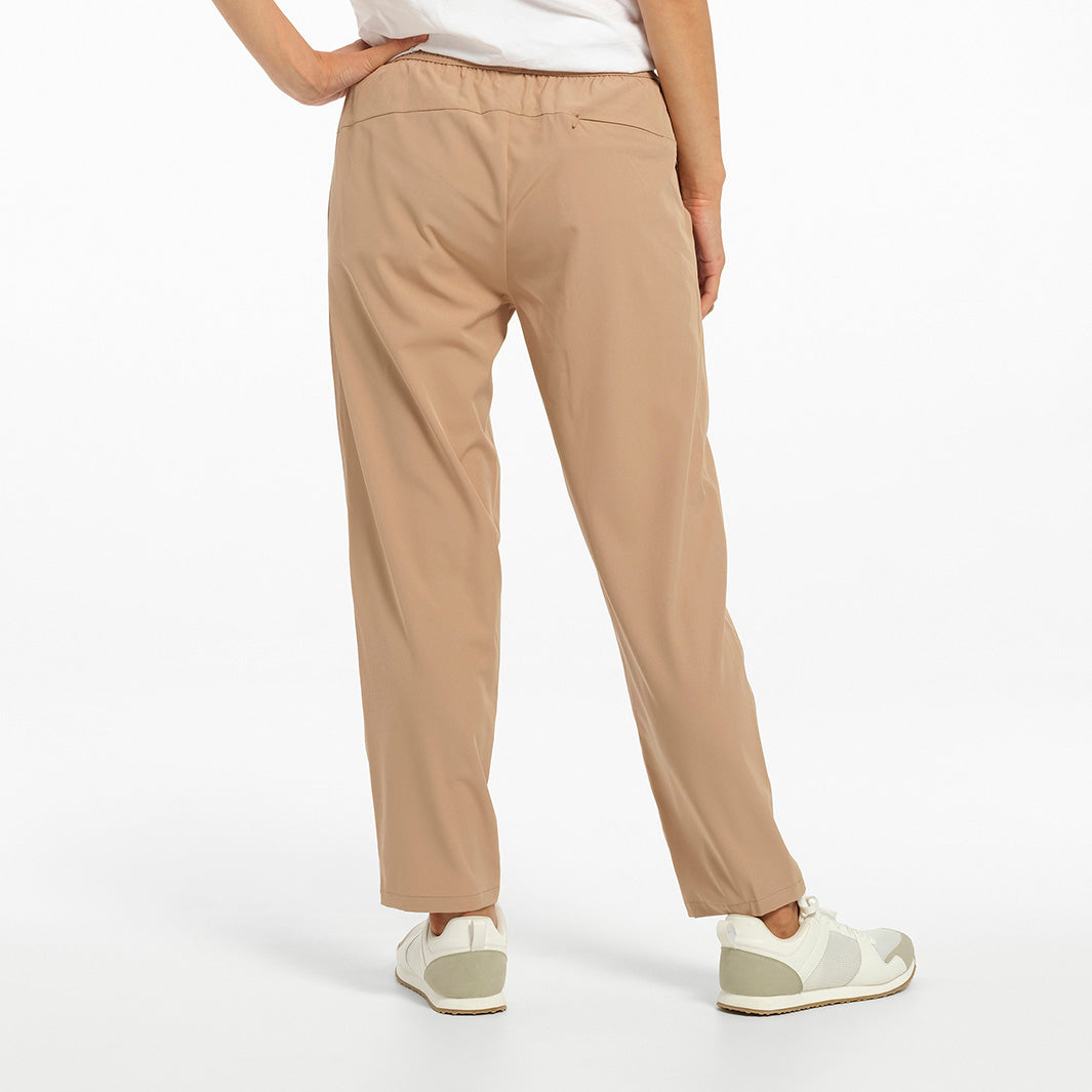 Cancer Council | Womens Walking Pant - Back | Beige | UPF50+ Protection