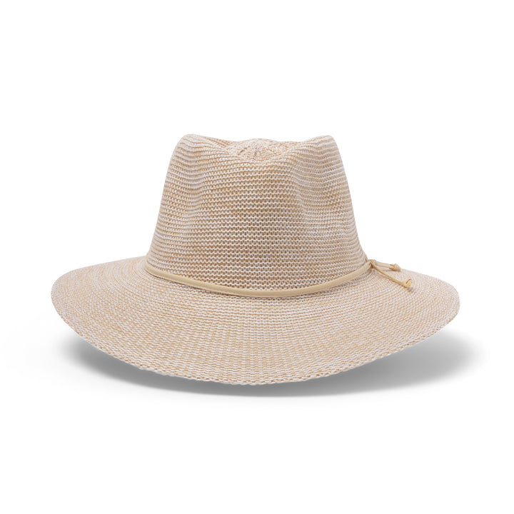 Cancer Council | Jacqui Mannish Hat - Front | Wheat | UPF50+ Protection