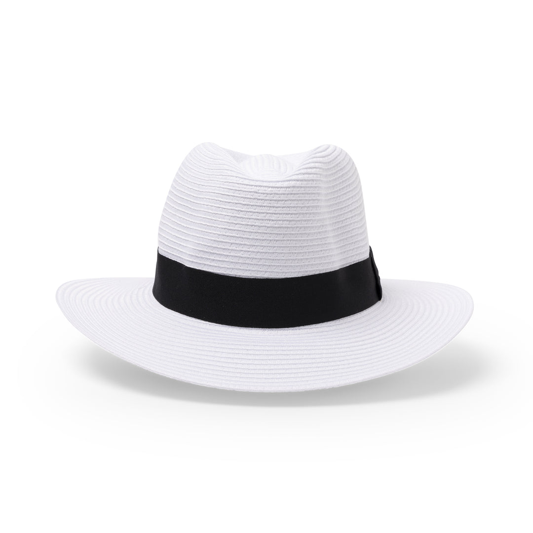 Cancer Council | Café Fedora Hat - Front | White | UPF50+ Protection