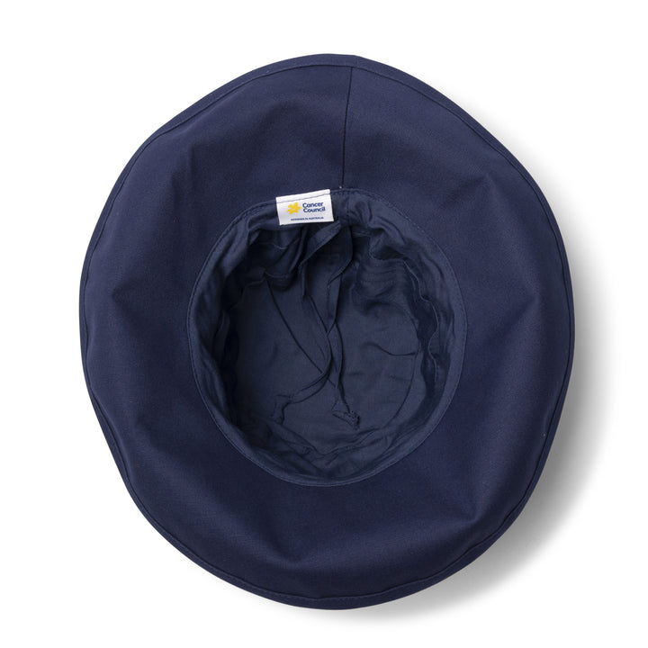 Cancer Council | Essential Traveller Hat - Under Brim | Navy | UPF50+ Protection