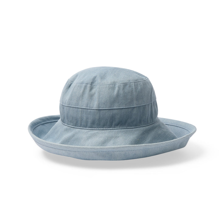 Cancer Council | Essential Traveller Hat - Flat | Denim Blue | UPF50+ Protection