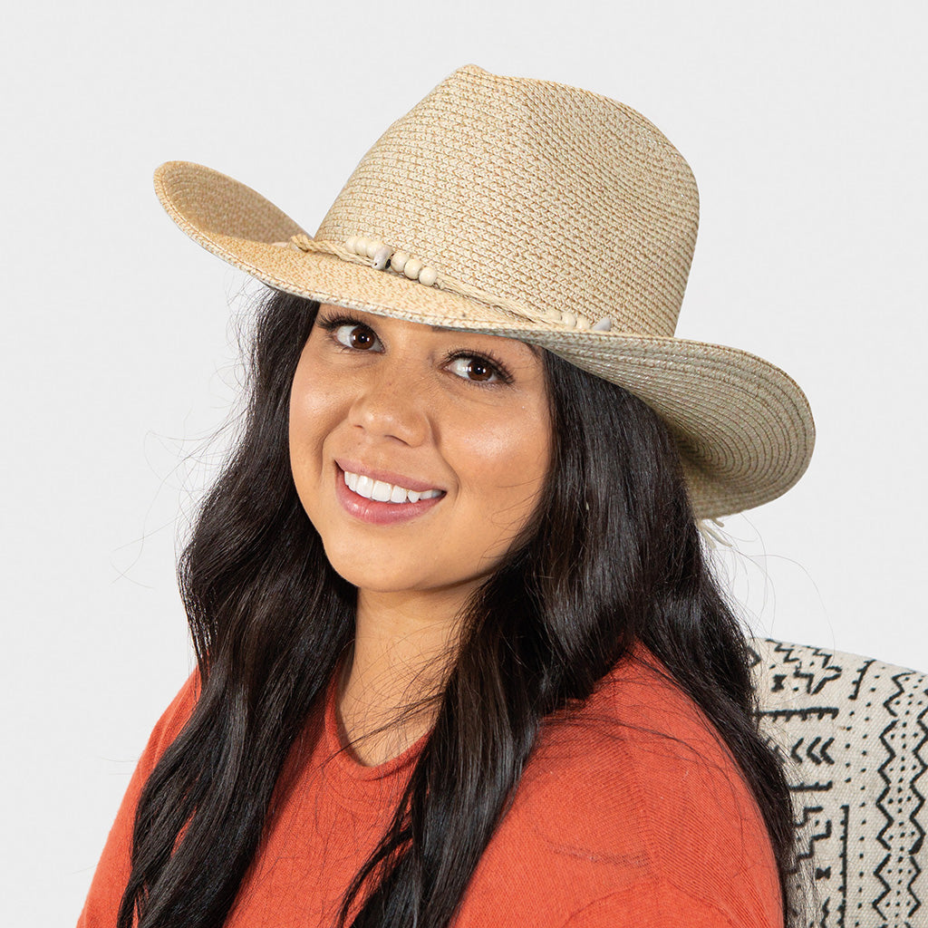 Cancer Council | Benji Cowboy Hat - Lifestyle | Wheat | UPF50+ Protection