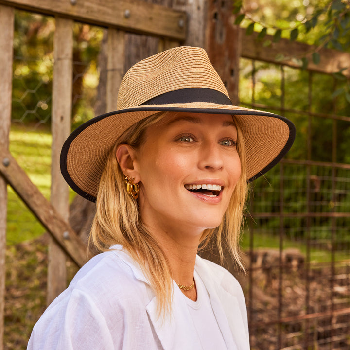 Cancer Council | Lois Fedora Hat - Lifestyle | Camel | UPF50+ Protection