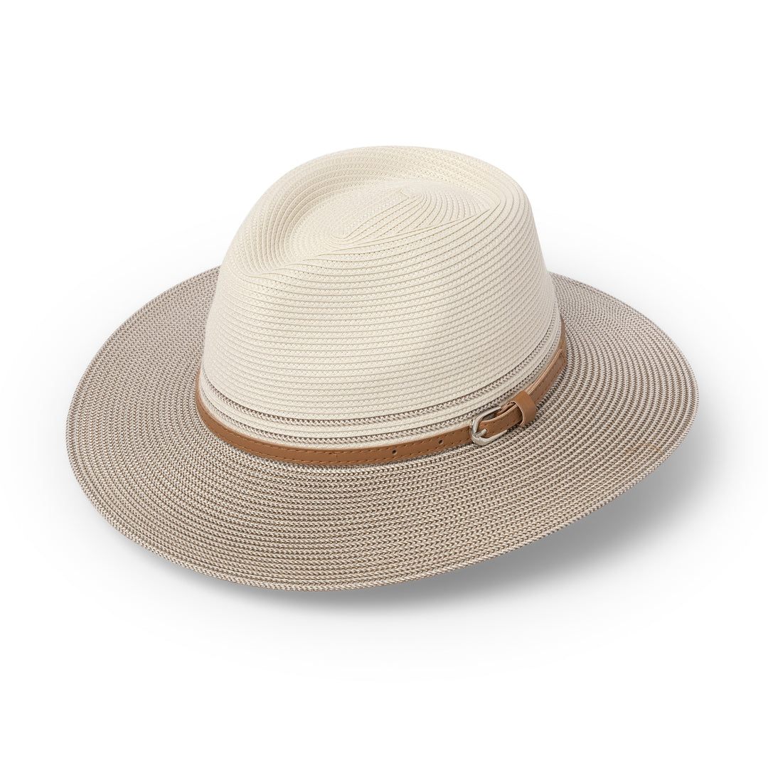 Cancer Council | Heritage Town & Country Hat - Angle | Ivory/Bronze | UPF50+ Protection