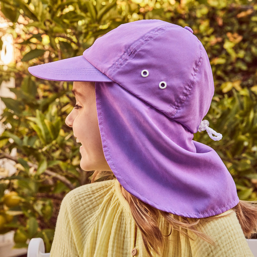 Cancer Council | Regan Legionnaire - Lifestyle Side | Purple | UPF50+ Protection