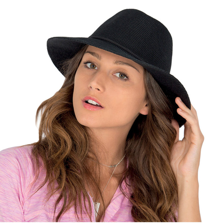 Cancer Council | Jacqui Mannish Hat -  Lifestyle | Black | UPF50+ Protection