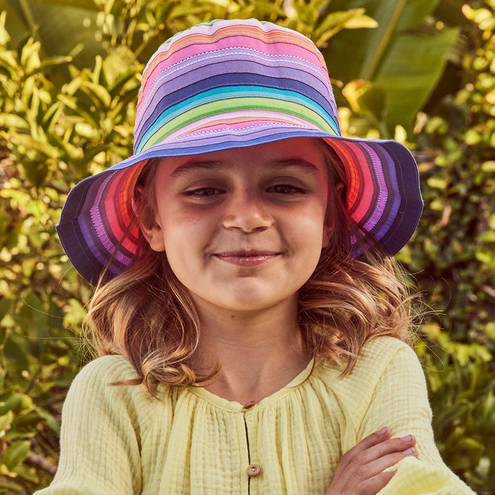 Cancer Council | Chloe Hat - Lifestyle Front | Rainbow | UPF50+ Protection