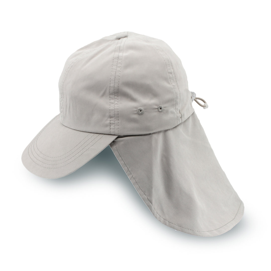 Cancer Council | Regan Legionnaire Hat - Side | Barley Grey | UPF50+ Protection