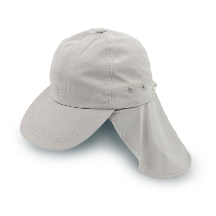 Cancer Council | Regan Legionnaire Hat - Angle | Barley Grey | UPF50+ Protection