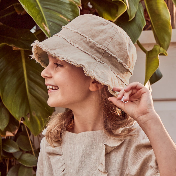 Cancer Council | Jinja Bucket Hat - Lifestyle | Beige | UPF50+ Protection