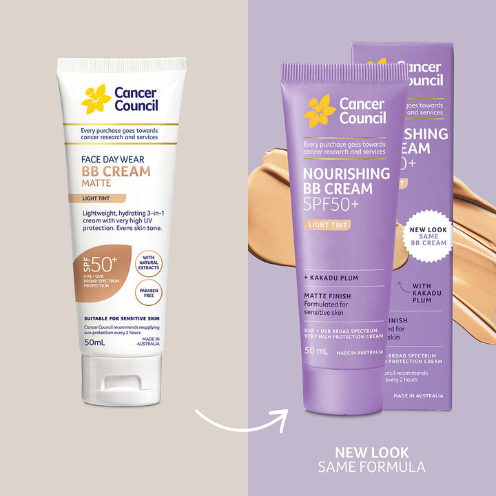 Nourishing BB Cream Light Tint SPF50+ 50ml | Update