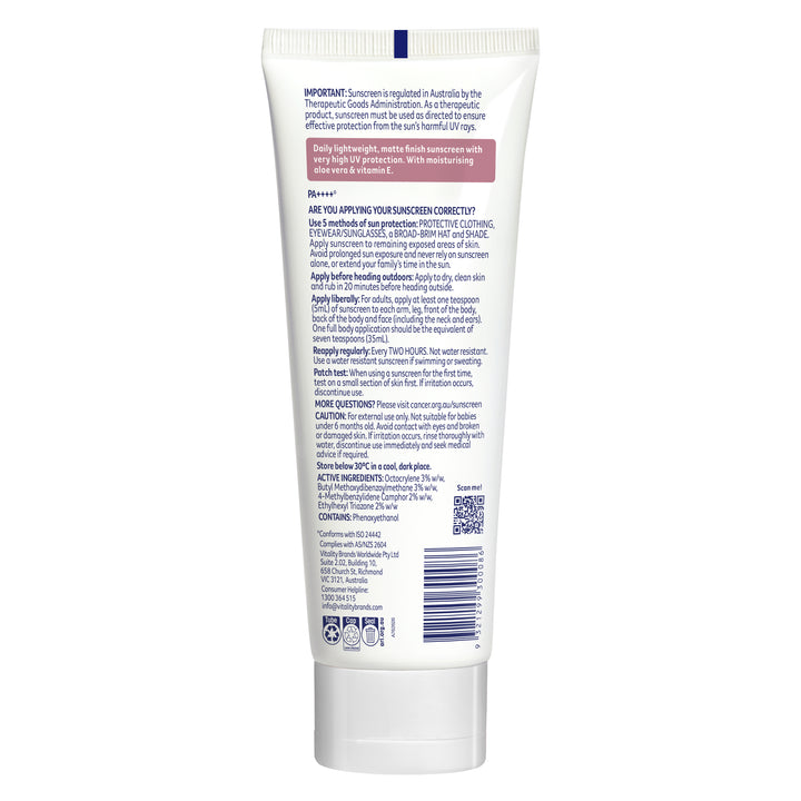 Daily Moisturiser Matte SPF50+ 150ml