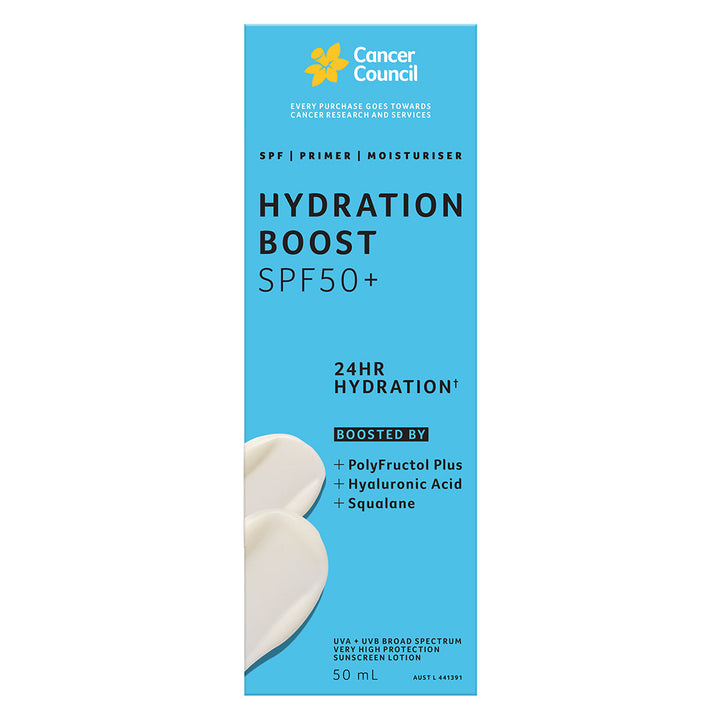 Hydration Boost SPF50+ 50ml - Front Box