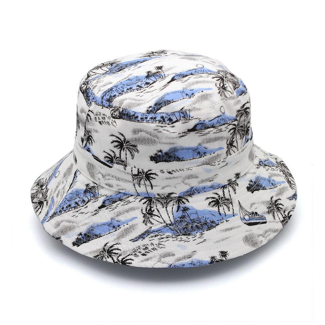 Cancer Council | Wade Bucket Hat - Front | Blue | UPF50+ Protection