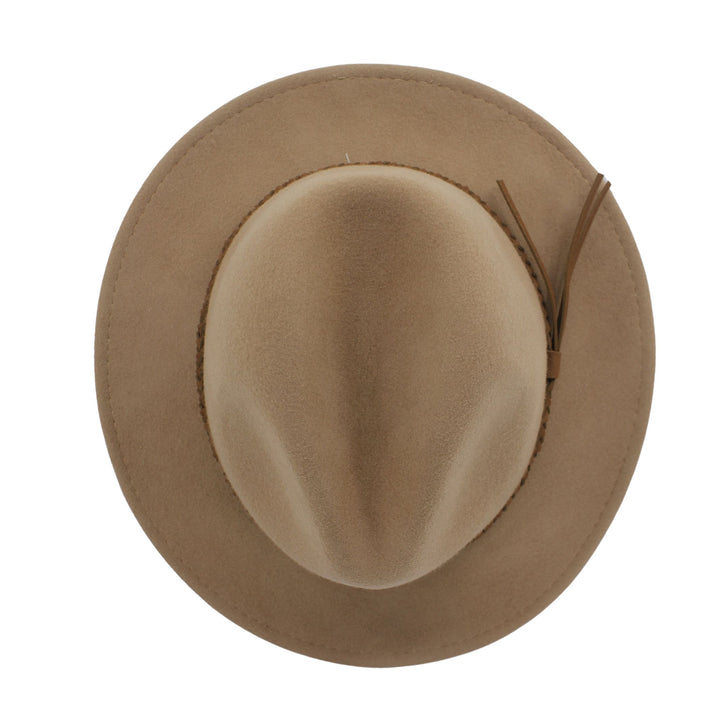 Cancer Council | Cooroy Fedora Hat - Above | Camel | UPF50+ Protection
