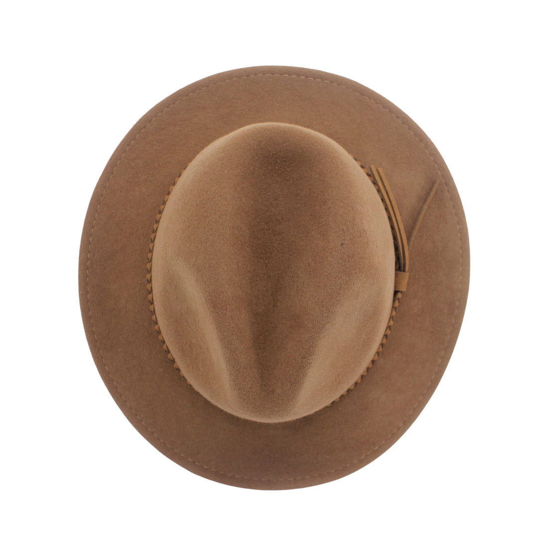 Cancer Council | Cooroy Fedora Hat - Top | Chocolate | UPF50+ Protection