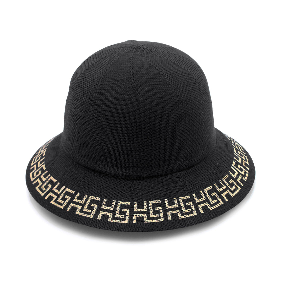 Cancer Council | Kathryn Bucket Hat  - Flat | Black/Camel | UPF50+ Protection