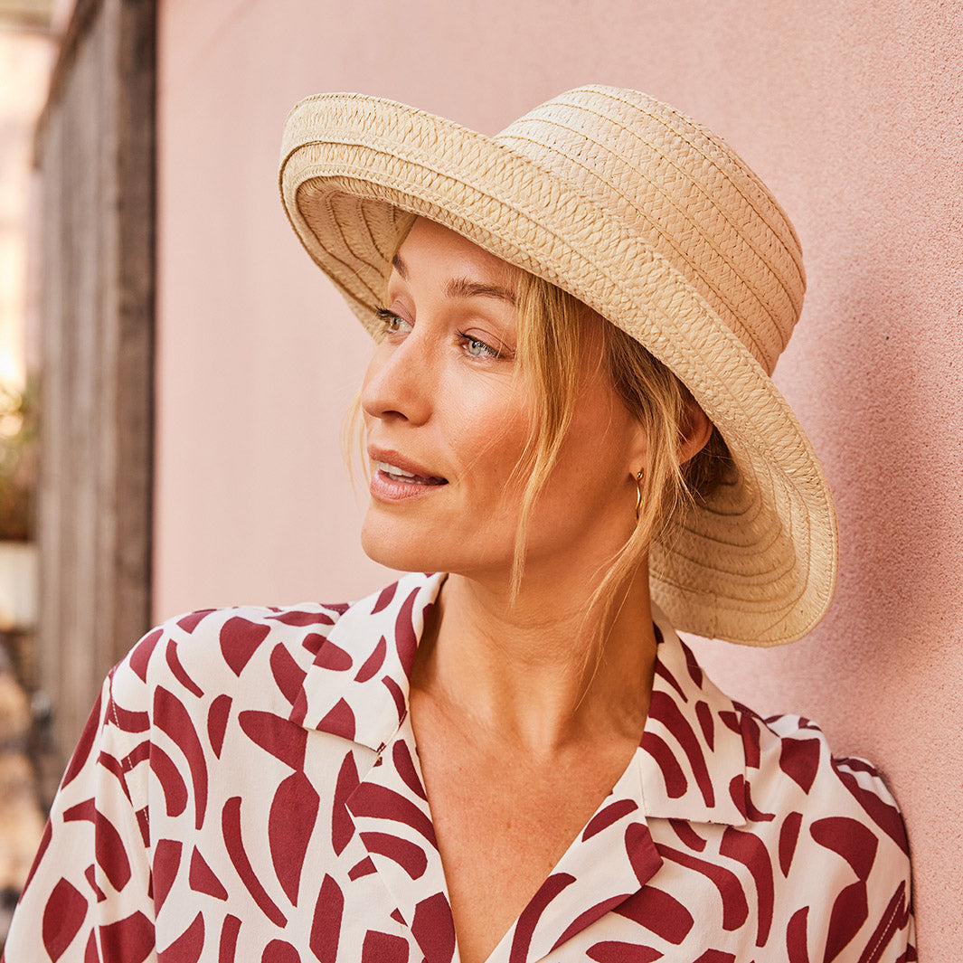  Cancer Council | Ashley Souwester Hat - Lifestyle | Natural | UPF50+ Protection