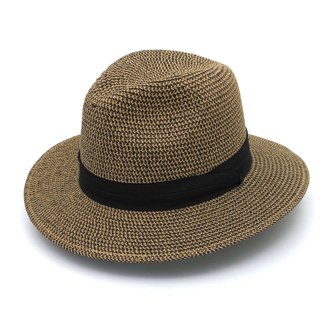 Cancer Council | Christian Fedora Hat - Angle | Brown Combo | UPF50+ Protection