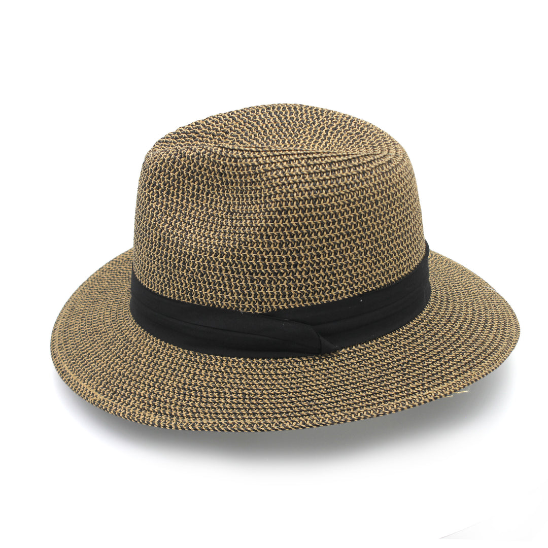 Cancer Council | Christian Fedora Hat - Side | Brown Combo | UPF50+ Protection