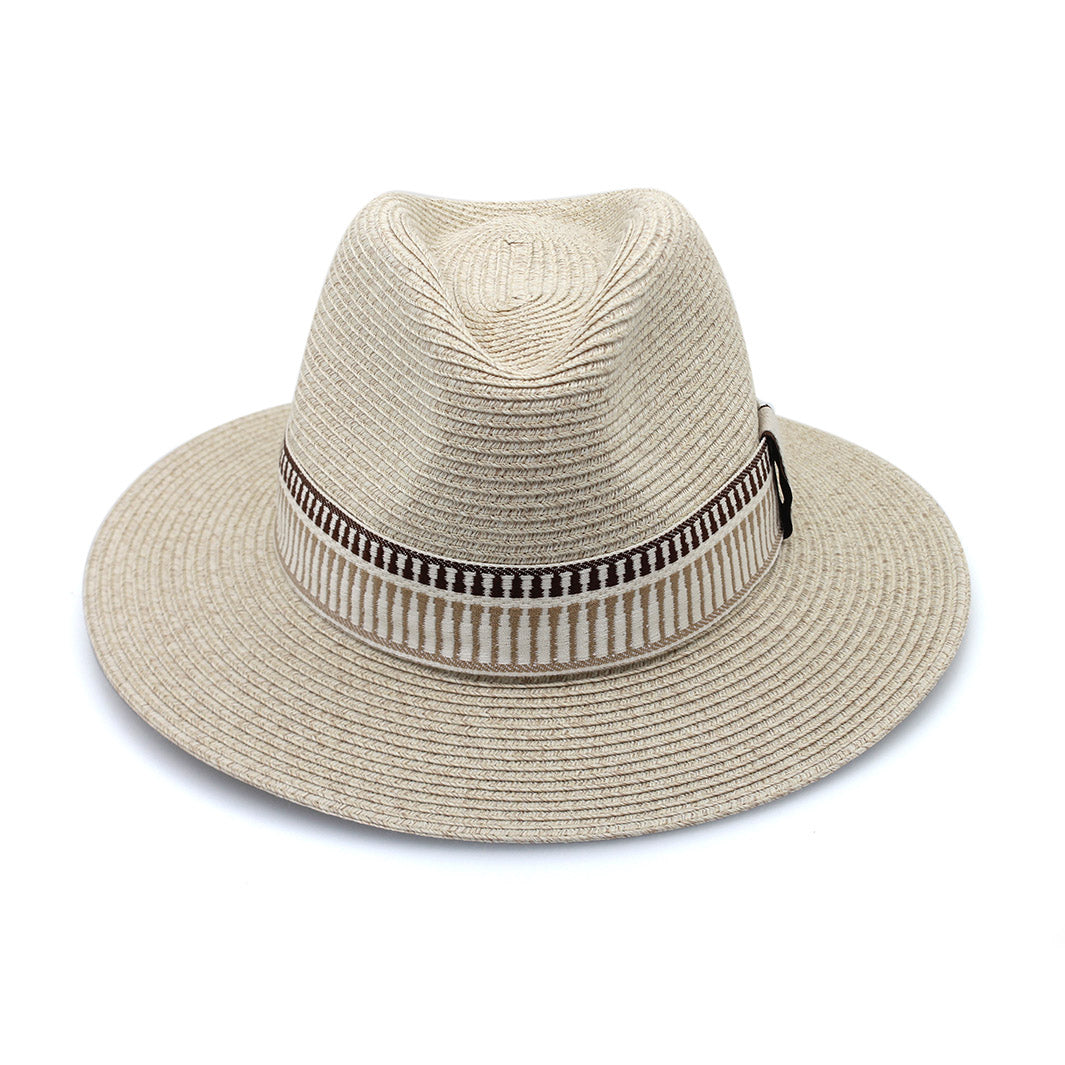 Cancer Council | Marley Fedora Hat - Front | Camel | UPF50+ Protection