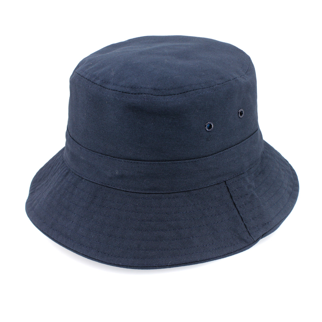 Cancer Council | Jester Bucket Hat - Side | Navy | UPF50+ Protection