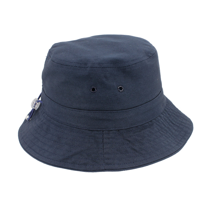 Cancer Council | Jester Bucket Hat - Side2 | Navy | UPF50+ Protection