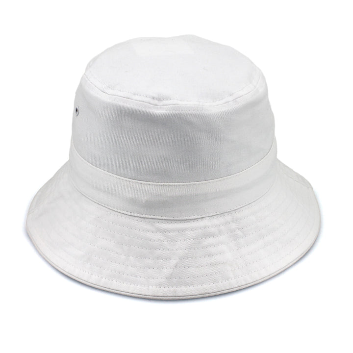 Cancer Council | Jester Bucket Hat - Flat | White | UPF50+ Protection