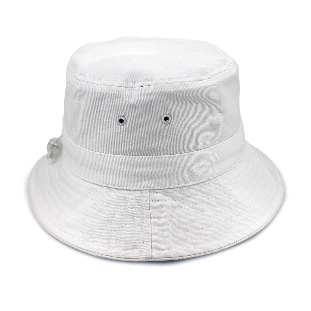 Cancer Council | Jester Bucket Hat - Side | White | UPF50+ Protection