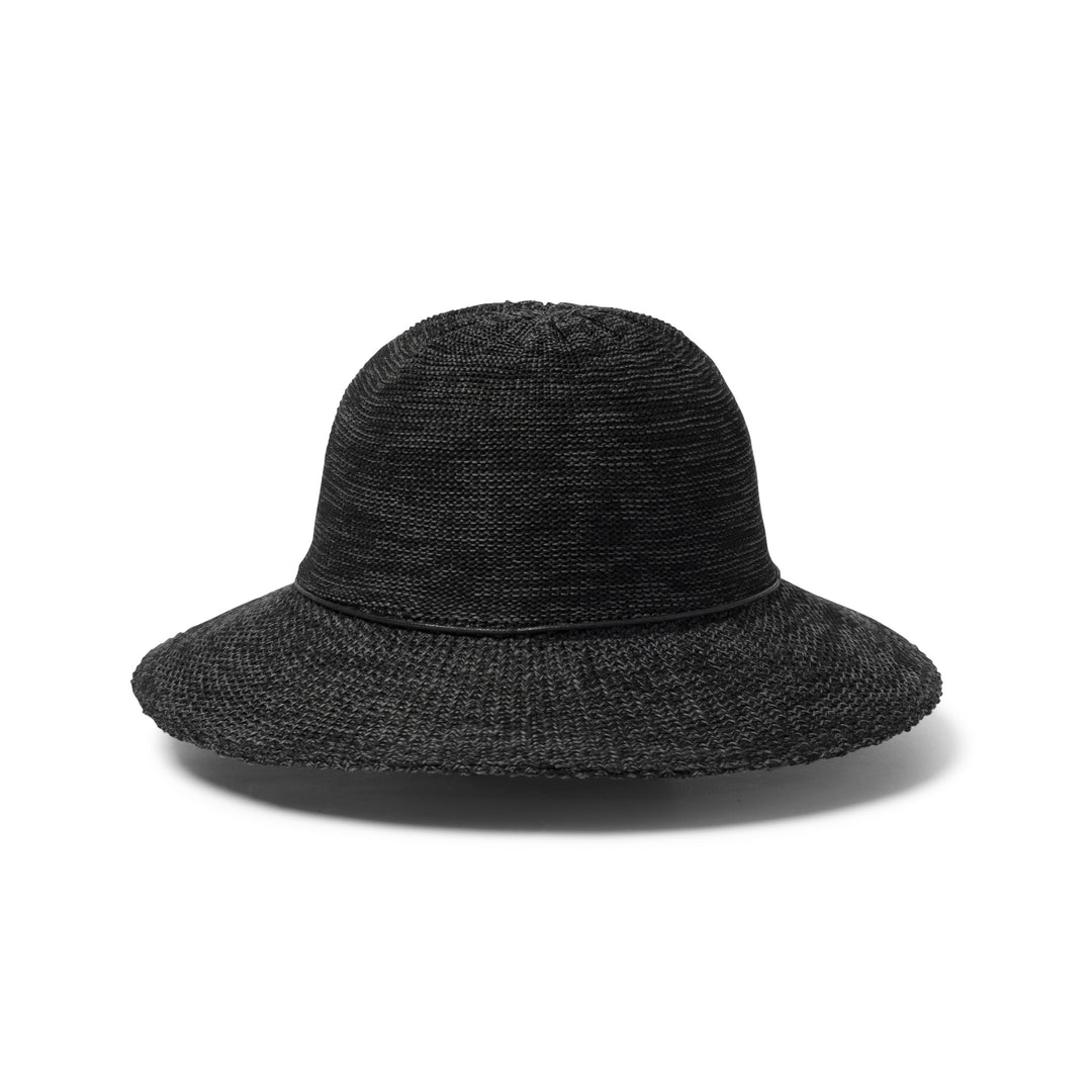 Cancer Council | Juanita Capeline Hat - Flat | Black | UPF50+ Protection