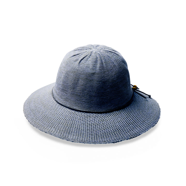 Cancer Council | Juanita Capeline Hat - Flat | Blue | UPF50+ Protection