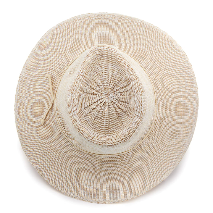 Cancer Council | Marie Wide Brim Fedora - Top | Wheat| UPF50+ Protection