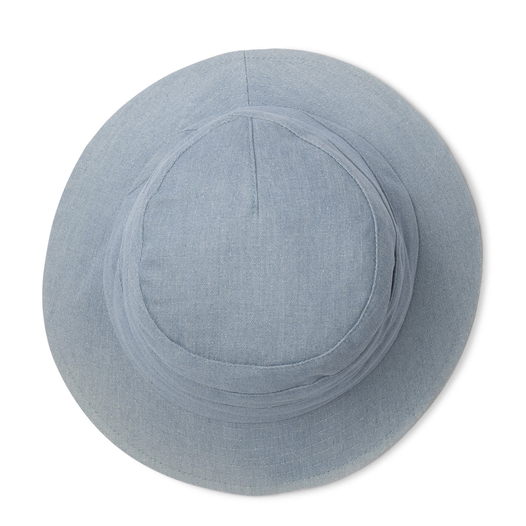 Cancer Council | Golf Bucket Hat - Top | Denim | UPF50+ Protection