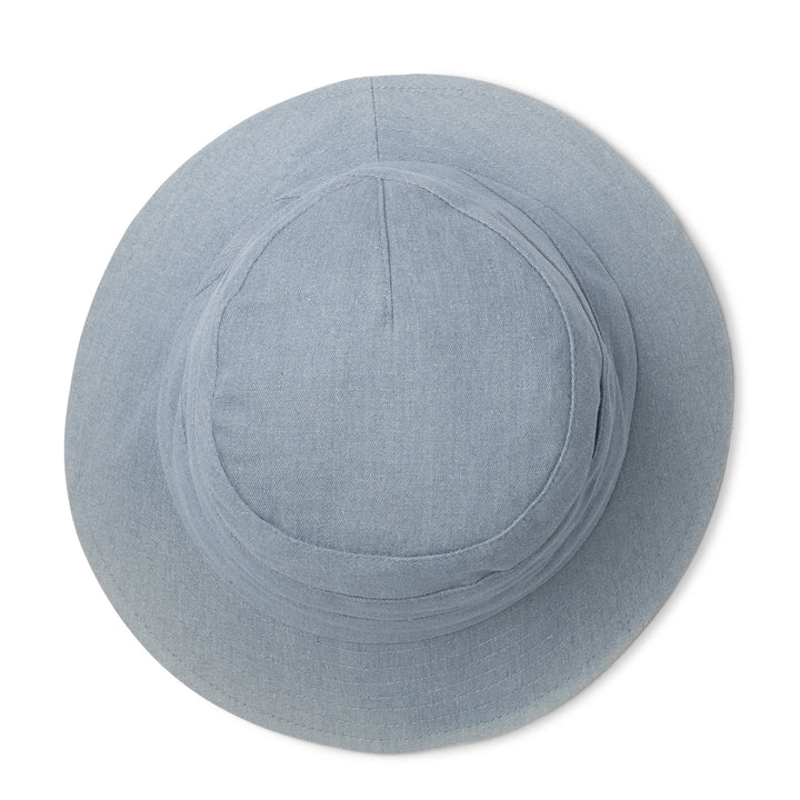 Cancer Council | Golf Bucket Hat - Top | Denim | UPF50+ Protection