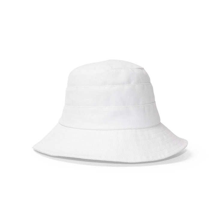 Cancer Council | Golf Bucket Hat - Front | White | UPF50+ Protection