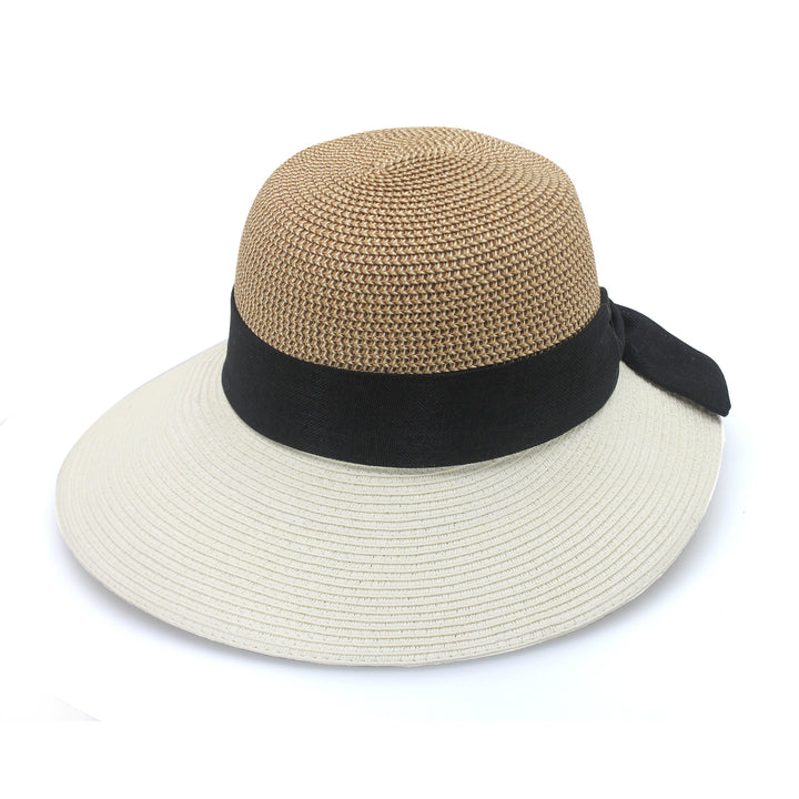 Cancer Council | Shirley Bucket Hat - Side | Mixed Camel/Ivory | UPF50+ Protection